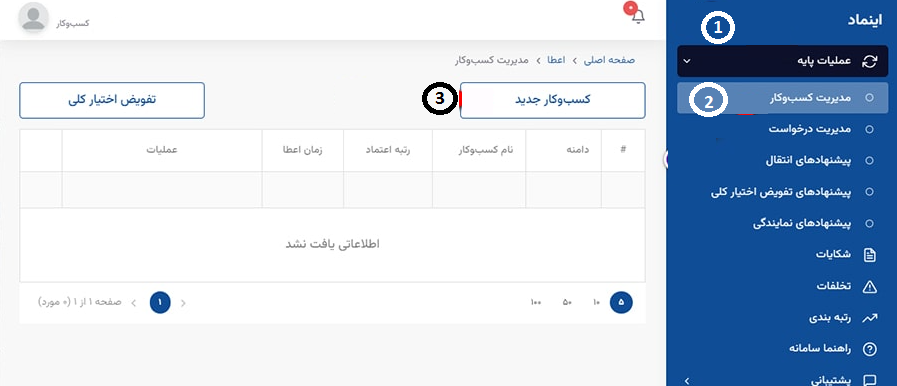 اضافه کردن کسب و کار